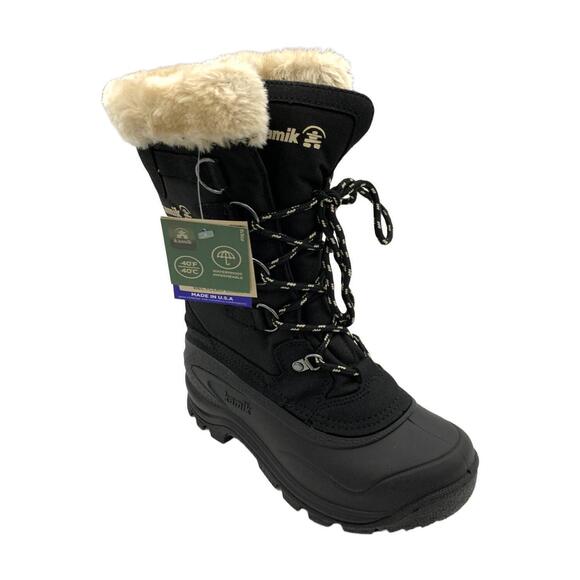 Kamik Shoes - Kamik Women's Shellback Insulated Winter Boot Black - Medium
